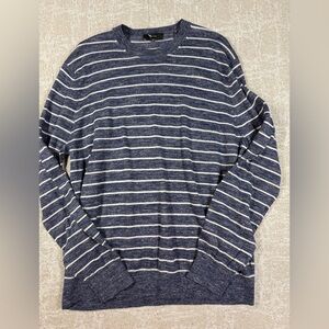 Vince Wool Linen Blend Long Sleeve Crew Neck Sweater Men Size XL